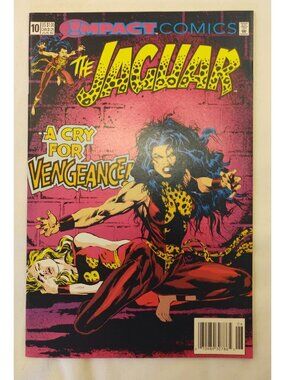 The Jaguar 10 Impact Comics 1992 DC A Cry for Vengeance Comic Book